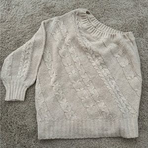 Boutique one shoulder sweater, size XLarge
